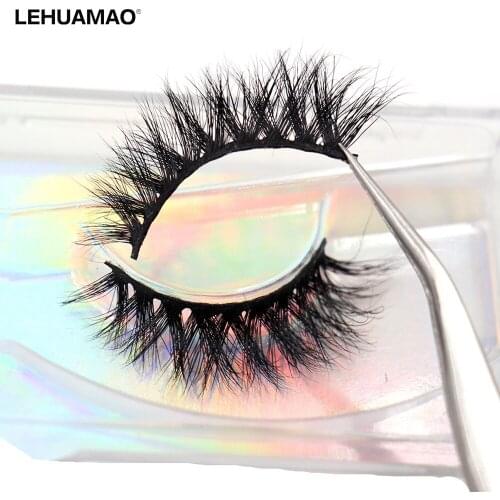LEHUAMAO Makeup 3D Mink Lashes 5D eyelashes Soft fake lashes Makeup kit Lashes extension mink eyelashes Reusable Eyelashes