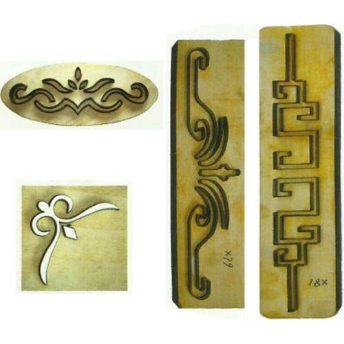 MESOPOTAMIA DIY Scrapbooking Decoration Flowers Wooden Dies Laser Bigshot Machine Artistic Woods Dies Cutting EVA Cloth Leather