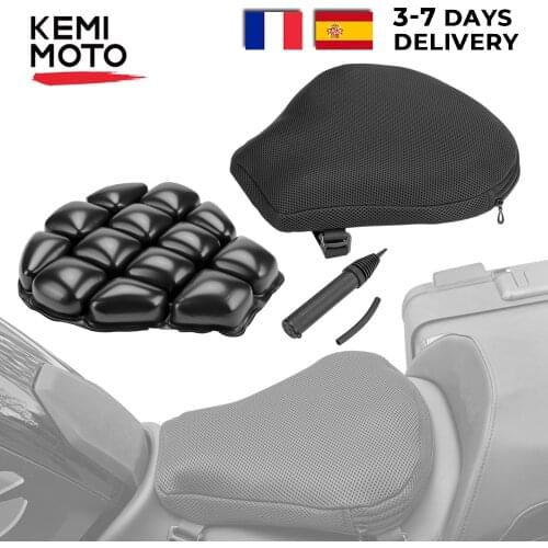 KEMiMOTO Air Pad Motorcycle Seat Cushion Cover Universal For CBR600 Z800 Z900 For R1200GS R1250GS For GSXR 600 750 For 390 ATV