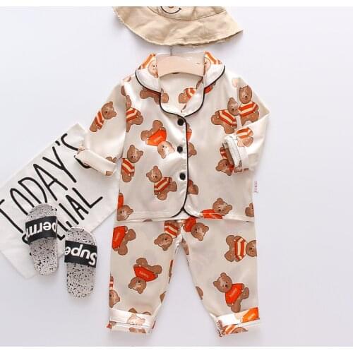 Spring long sleeve Cowboy suit for girls' clothes trousers Suit Casual Girls' baby top + pants jeans 2-piece boys set Baby Suit