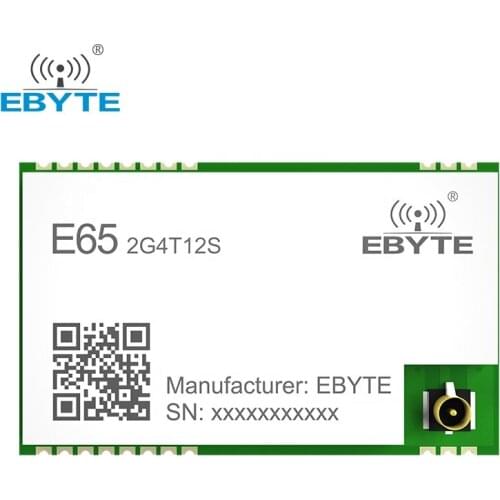 2.4GHz Full Duplex Wireless Transceiver Serial Module Continuous Transmission Receiver EBYTE E65-2G4T12S IPEX/Stamp hole