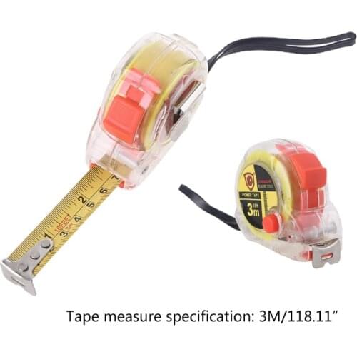 Portable 10ft Measuring Tape Measure Drop-proof Metric Inch Blade Measuring Tape