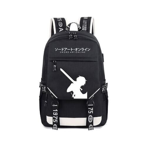 2020 New Sword Art Online Backpack kirigaya kazutoschoolbag Anime Student oxford high-capacity Bag unisex