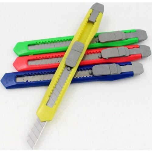 Sharp Mini Utility Knife pocket School Stationery box Letter Opener Envelope Cutter for Craft Wrapping Kindergarten Supplies