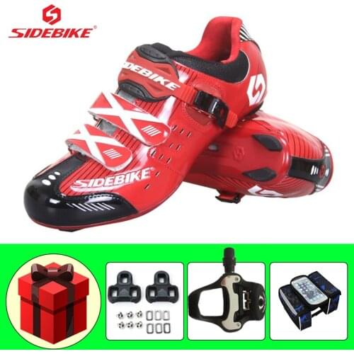 SIDEBIKE Breathable Cycling Shoes Wear-resistant Unisex Bicycle Riding Sneakers Add Pedals Self-locking Outdoor Riding Footwear