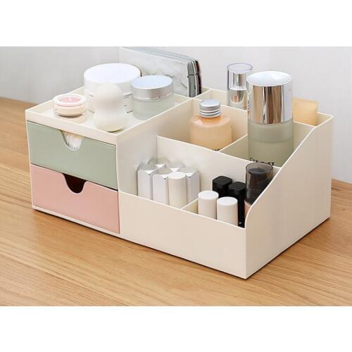 Modern Makeup Storage Box Simple Jewelry Box Grocery Box Plastic Material Storage Box