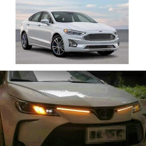 LED Daytime Running Light DRL Turn Signal Lamp For ford FUSION GALAXY GRAND KA RB MAVERICK PUMA RANGER S-MAX STREET TOURNEO