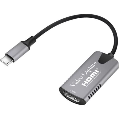 HDMI To Type-C Video Audio Capture Live recording 1080P@60fps real-time live streaming on Twitch, YouTube, Facebook, OBS, VLC