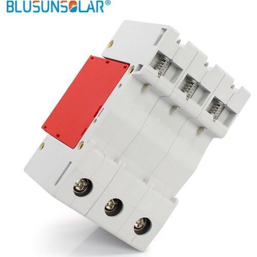 1 pieces/lot) Din Rail 35mm 3P 60KA 385V AC Household Low-voltage Surge Protective Device