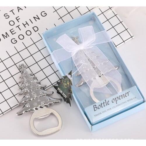 100 Pieces/lot) Winter Wedding Favors of Snowflake design Bottle Opener favors For Silver Bridal shower Party souvenirs favors