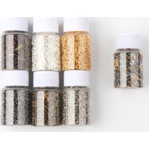 1500 Mixed Color Metal Oval Jump Split Ring Connectors For Diy Jewelry Finding Making Bracelet Earring Accessories Wholesale