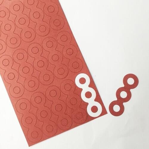 3 section hollow fast bar paper 18650 pack insulated gasket insulated paper tape