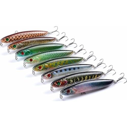 3D Colorful Bionic Road sub-bait Remote Floating Bait Seawater Fishing Bait Lake Fishing Shallow Water Fish Special