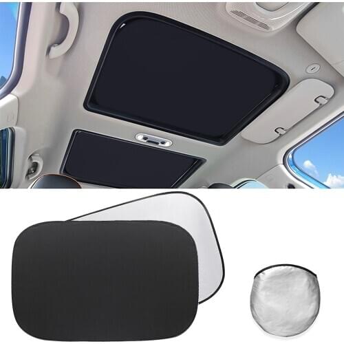 70 x 48cm Car Sunroof Shade Sunshade Foldable Roof Sun Visor Heat Isolate For MINI Cooper Clubman Countryman r55 r56 r60 f55 f56