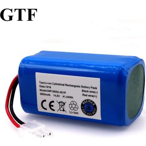 GTF 14.8V 2800mAh For ILIFE ecovacs A4 A4s V7 A6 V7s Plus Rechargeable Li-ion Battery Robot Vacuum Cleaner Chuwi ILife Battery