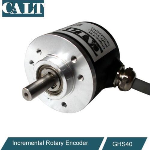CALT GHS4006 series pulse reading mechanical rotary encoder 40mm size NPN linear encoder sensor