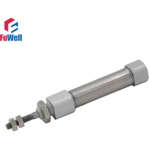 CDJ2B Type Pneumatic Cylinder 10mm Bore 5/10/15/20/25/30/35/40/45/50mm Stroke Single Rod Double Action Pneumatic Air Cylinder