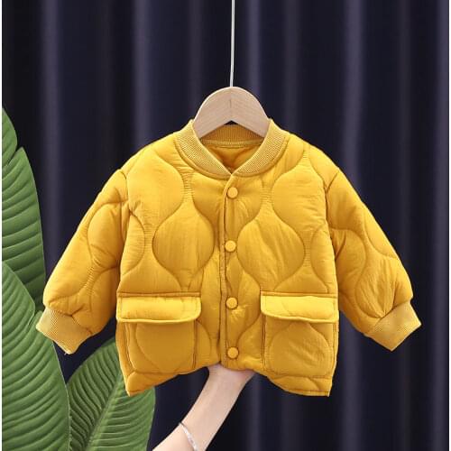 2021 NEW Children Parkas Winter Jacket For Girl Boys Winter top Coat Kids Warm Thicken Velvet Hooded Baby Coats causal Outerwear