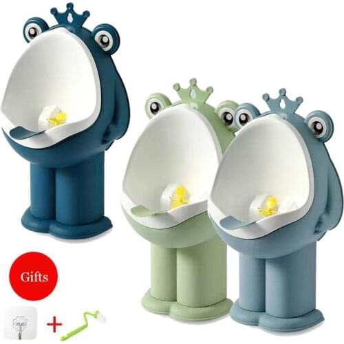 Childrens Urinal Kids Toilet Child Standing Urinal Wall-mounted Toilet for Boy Portable Frog Toilet Training Split Design Potty