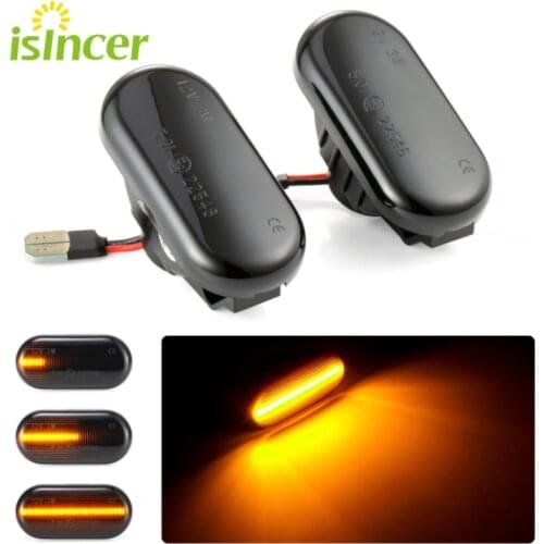 For Nissan Note E11 Sequential Blinker Side Marker Light Navara Micra 350Z Z33 Pathfinder Qashqai Car LED Turn Signal Lamp