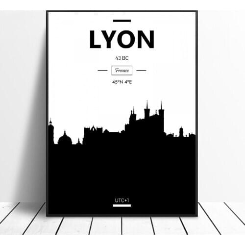 Lyon Canvas Painting Wall Art Pictures Prints Home Decor Wall Poster Decoration for living Room
