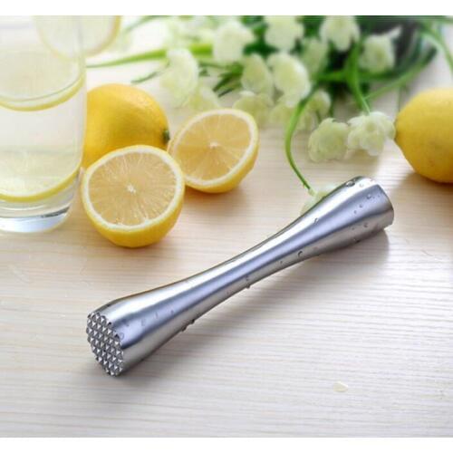 Stainless Steel Cocktails Mojito Muddler Caipirinha Pestles Ice Hammer Crushed Sticks Fruit Muddler ZA6739