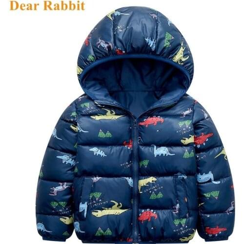 Baby girl Boy Jacket 2020 Autumn Winter Cartoon clothes Kids Warm Thick Hooded Coat Children Outerwear 1-7 Y Toddler Clothing
