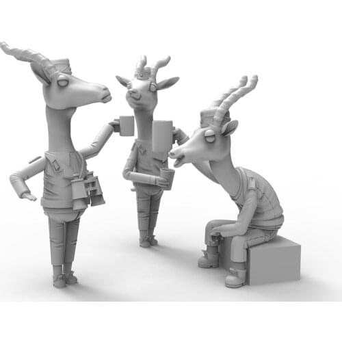 1/35 Scale Resin Figure Kit Sheep Tankers (not include base)