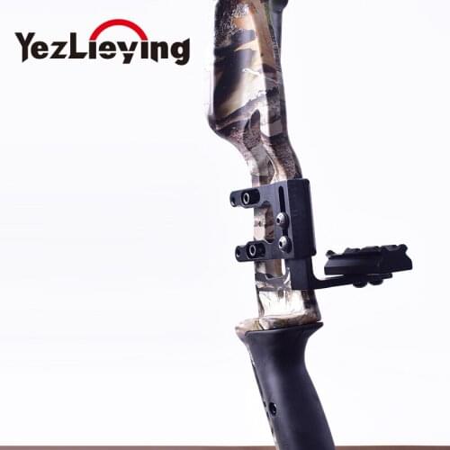 New Archery CNC Machined Bow Sight Mount For Red Dot Laser Reflex Sight Scope Bracket fit Bear all Recurve Bow