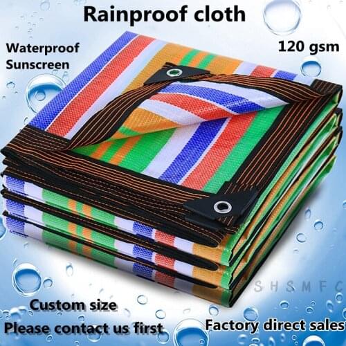 PE Rainproof Cloth Outdoor Garden Plant Linoleum Shed Boat Car Truck Canopys Waterproof Cloth Pet Cloth Canvas