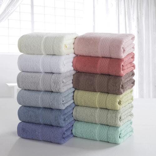 100% Cotton Absorbent Bath Towel bathroom Large 70*140cm Solid Quick-Drying Soft Beach Bath Towel Thick Spa Towel for Adult