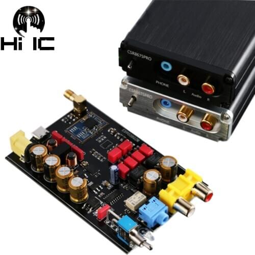 CSR8675 Bluetooth 5.0 Receiver ES9038Q2M Decode HiFi Audio Board Adapter LDAC+APTX HD Wireless HiFi Audio Module DAC