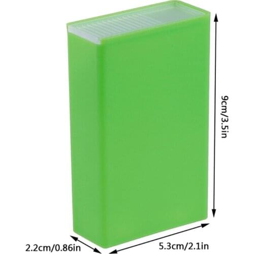 Transparent Plastic Cigarette Case Dispenser Tobacco Cigarettes Container Box Y1QB