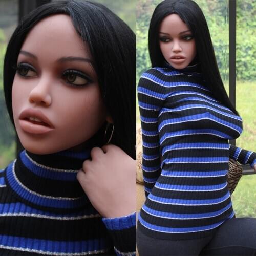 Life Size Doll Realistic Vagina Tpe Silicone Sexdoll Africa Russia Lady Love Doll Black Hair