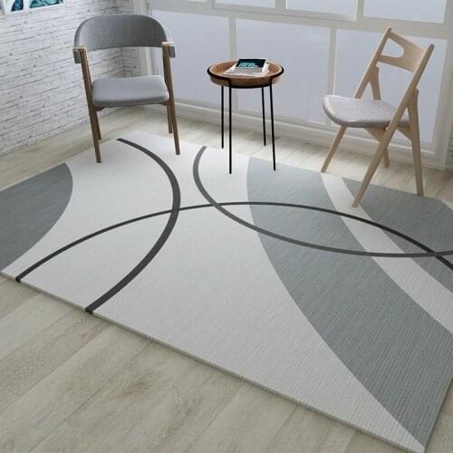 Modern Simplicity Living Room Carpets Home Parlor Sofa Dining Table Floor Carpet Bedroom Light Luxury Decorative Anti-Slip Rugs