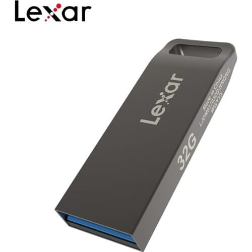 USB 3.0 Cool Titanium Pendrive Orignal Lexar JumpDrive M37 USB Flash Drive 32GB 64GB 128GB Pen Drive Compatible with PC MAC