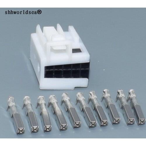 Worldgolden 10p 1.2mm 3-929171-1 auto Rearview Mirror Taillight Wire Socket Auto Sunroof Door Connector Female Plug For Benz