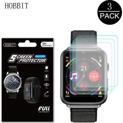 3Pack TPU Film For LEMFO LEM10 1.88 inch Screen Protector Anti-scratch Anti-bubbles GPS 4G Smartwatch Film for lemfo LEM 10