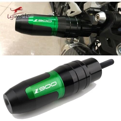 Crash Pads Exhaust Sliders Crash Protector For Kawasaki Z750 Z900 Z800 Z250 Z300 Ninja 250 300 Z1000 Z1000SX ER6N with Logo