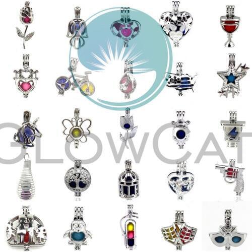 1X Tool Rose Flower Heart Animals Unicorn Party Mask Fire Extinguisher Pearl Beads Cage Locket