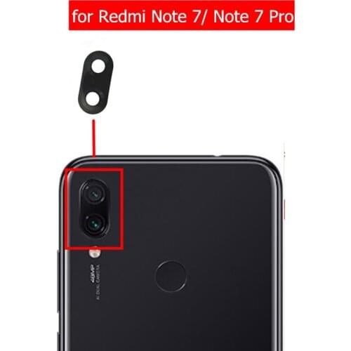 2pcs for Xiaomi Redmi Note 7 Pro Camera Glass Lens Back Rear Camera Glass Lens with Glue Note7 Replacement Repair Spare Parts