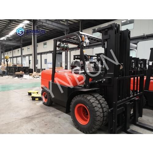 5ton forklift Lifting transport machinery diesel hydraulic forklift truck CE certification storage equipment SYF50