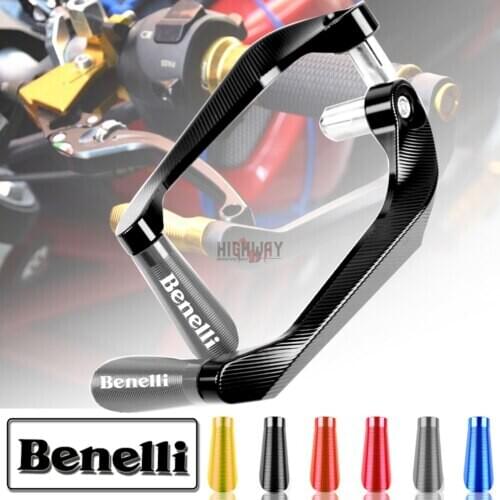 Motorcycle CNC Aluminum 7/8'' 22mm Brake Clutch Levers Guard Handlebar Protector For Benelli TRK502 TRK502X TRK 502
