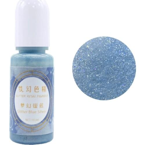 Flashing Epoxy UV Resin Adhesive Glue Multicolors Crystal Dye Pigment Handmade DIY Jewelry Making Crafts