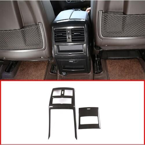 For Mercedes Benz GLE Class GLS GL ML320 350 400 2013-2019 Car Rear Row Air Conditioning Vent Frame Trim Interior Accessories