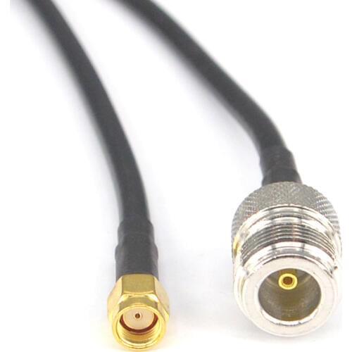 Low Loss Cable N female to RP SMA male Coaxial Pigtail Jumper Cable Adapter RG58