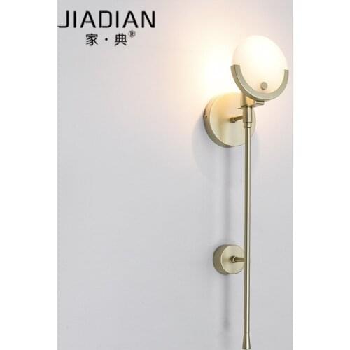 Nordice luminaire wall lamp wood corridor living room bedroom espelho cabecero de cama