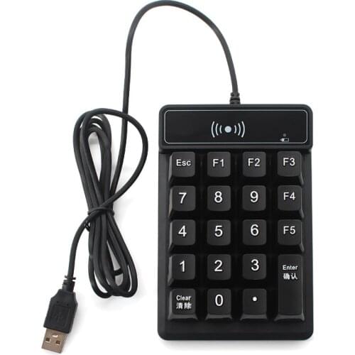 RFID 13.56Mhz Numeric Keypad Reader 14443A USB Interface