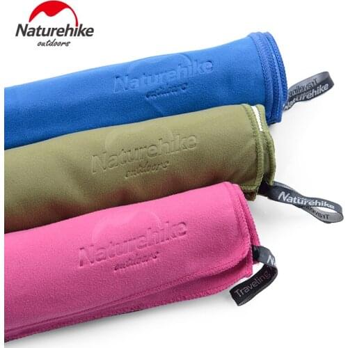 Naturehike Ultralight Compact Microfiber Quick Dry Hiking Camping Towel Fast Drying Travel Hand Face Towel Swimming Gym Towel