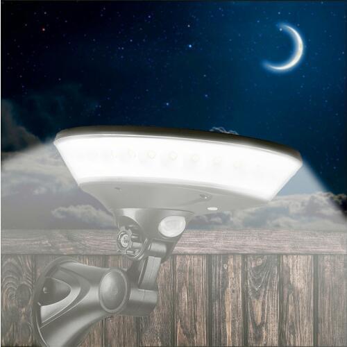 360° Lighting 29LED Solar PIR Motion Sensor Wall Light Outdoor 3 Modes 80° Adjustable Waterproof Yard Street Security Night Lamp